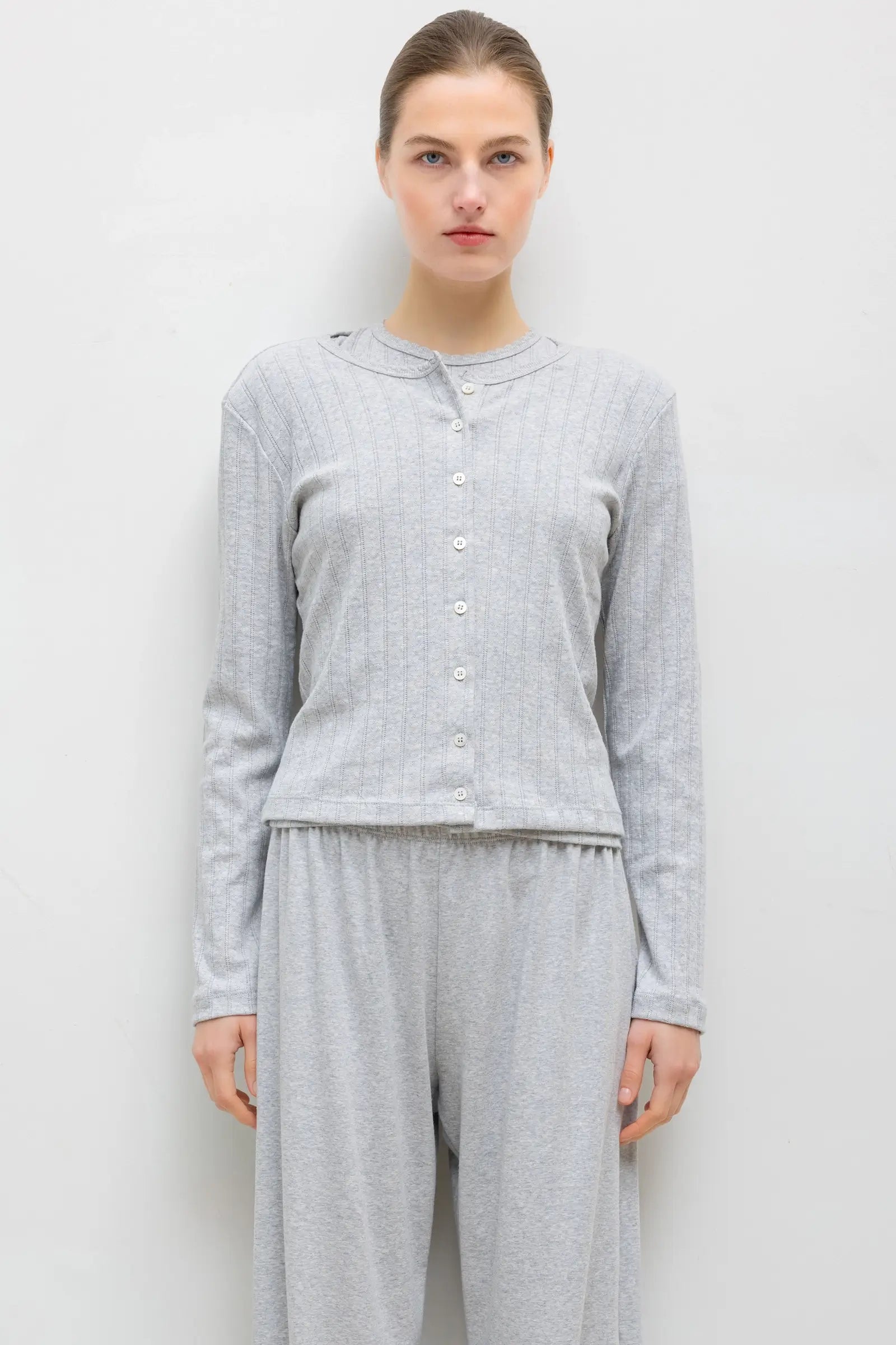 Pointelle Classic Cardigan II