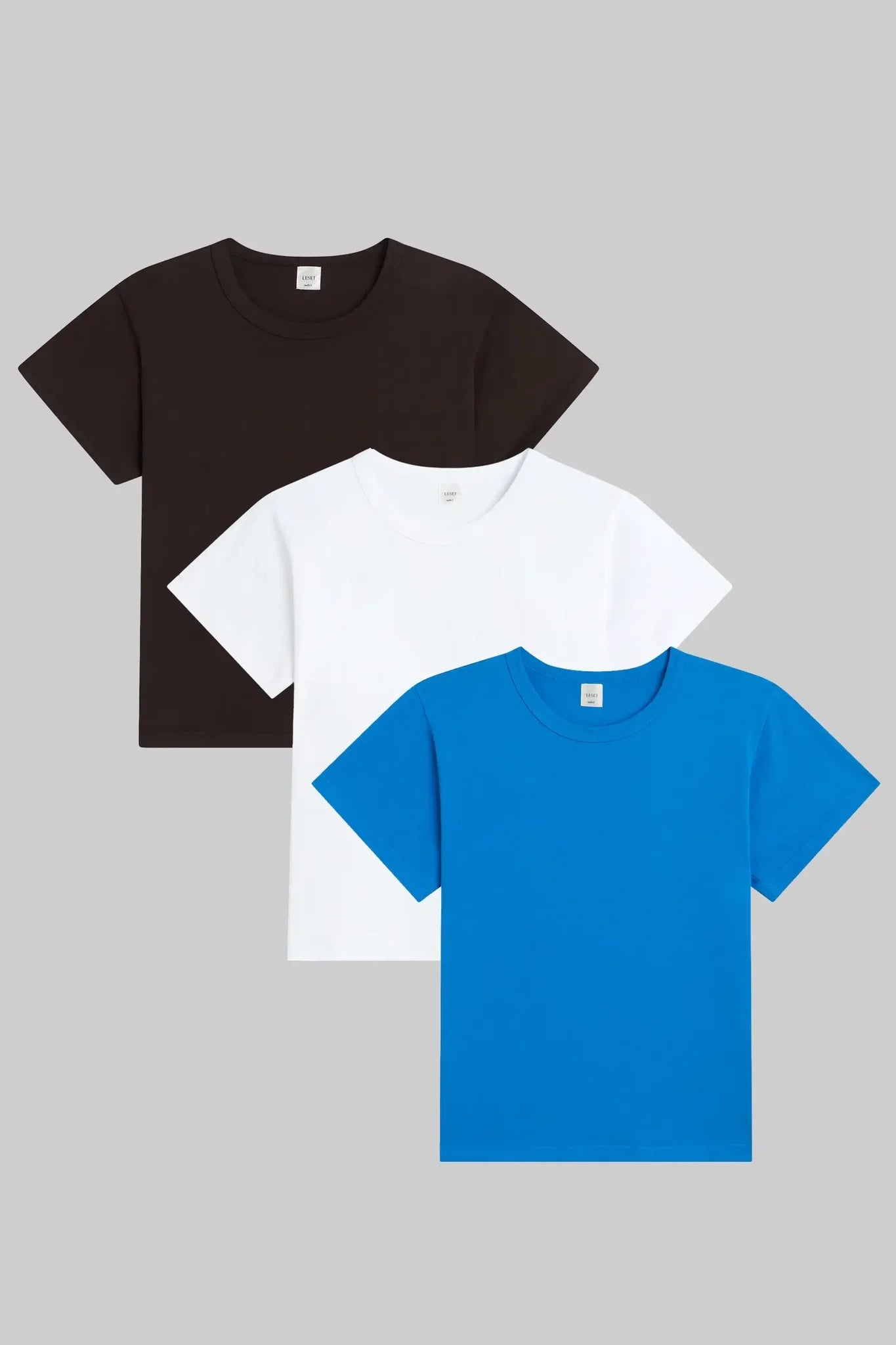 The Margo 3 Pack - White/LESET BLUE/Chocolate