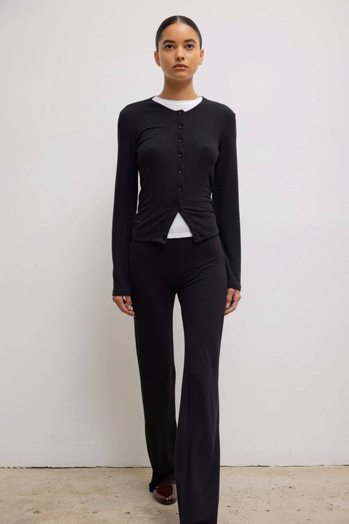 Lauren Classic Cardigan - Black - Image 4