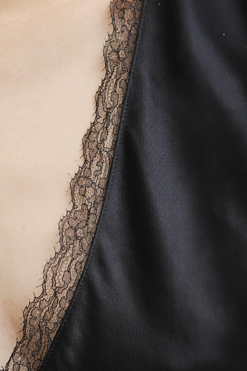 Barb Lace Crop Pant - Black - Image 7