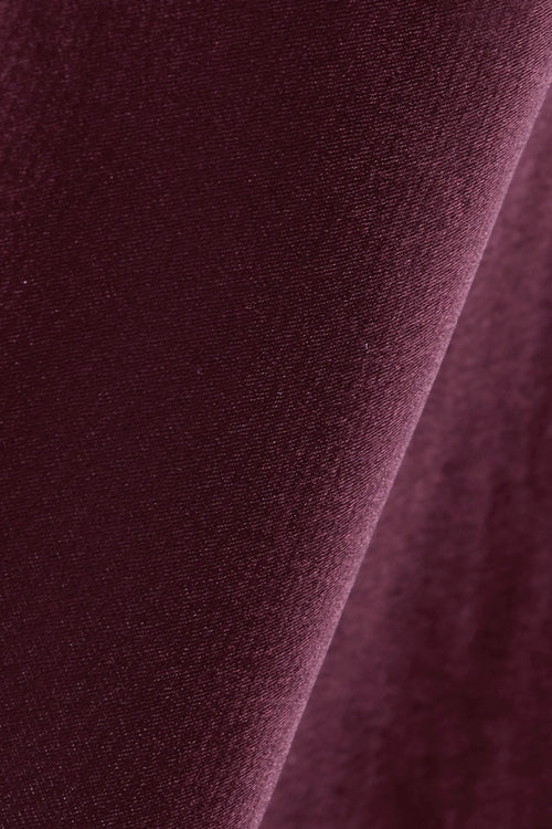 Barb Bias Tank - Malbec - Image 8