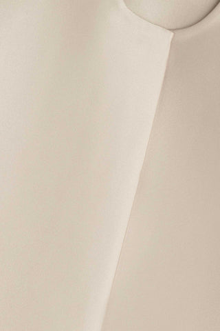 Fabric close up of bobbi fabric in champagne