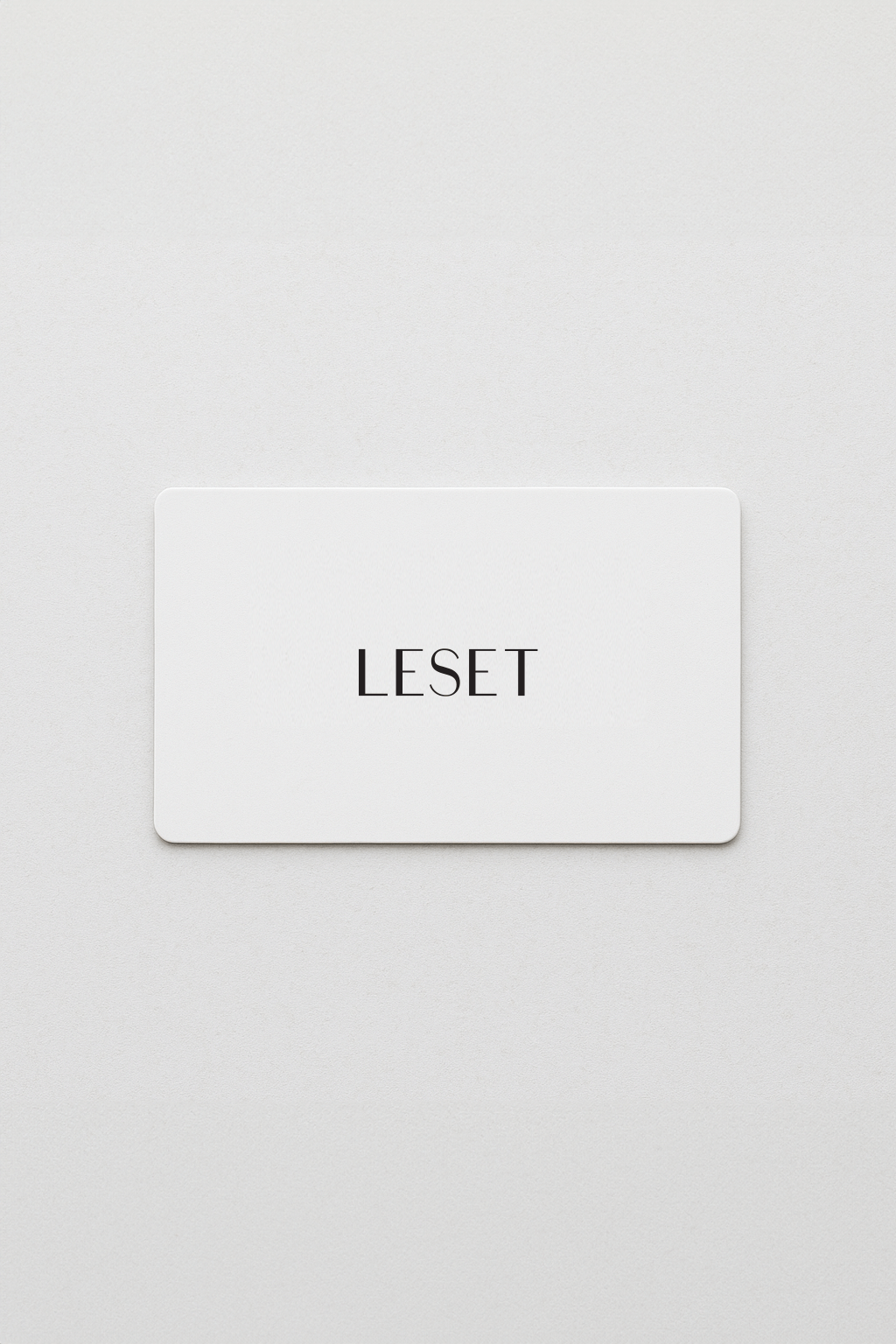 LESET Digital Gift Card - White - Image 2