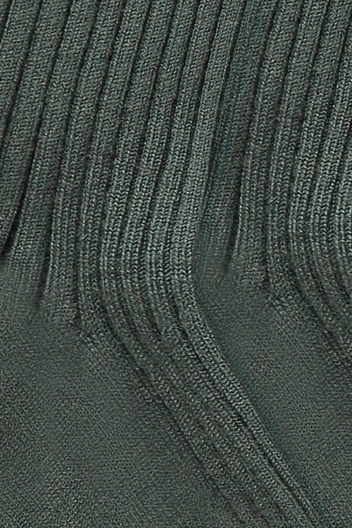 James Rib Socks - Forest - Image 5