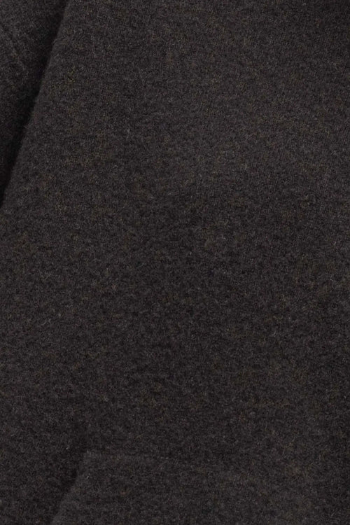 Jesse Zip Cardigan - Chocolate - Image 7