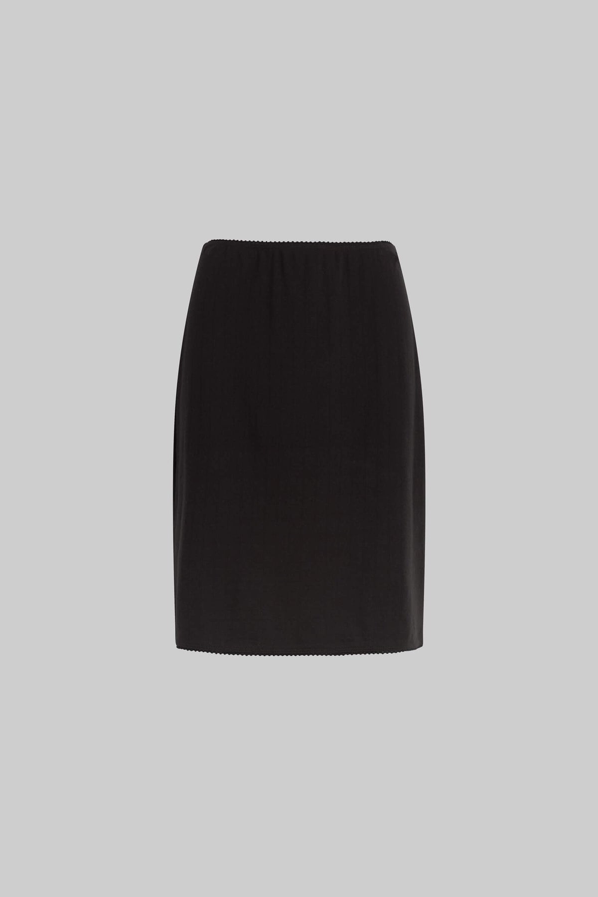 Pointelle Skirt - Black - Image 2