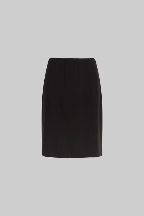 Pointelle Skirt - Black - Image 2