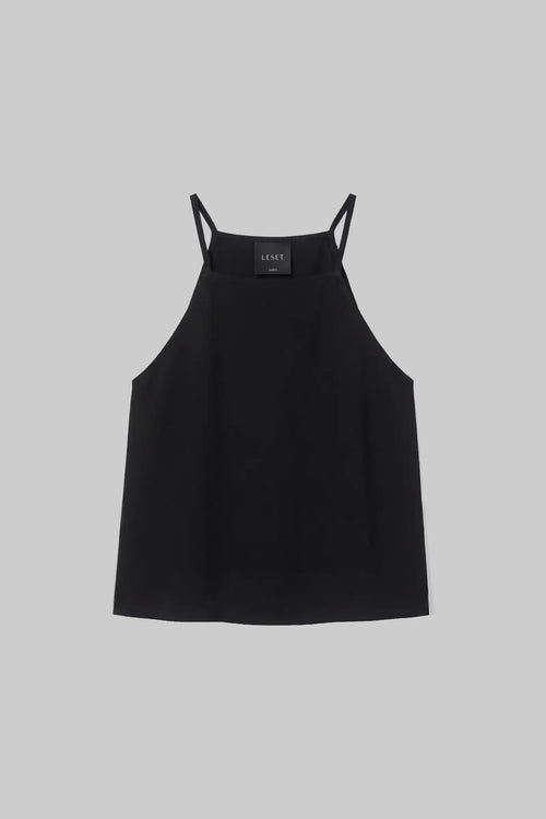 Ari High Neck Tank - Black - Image 2