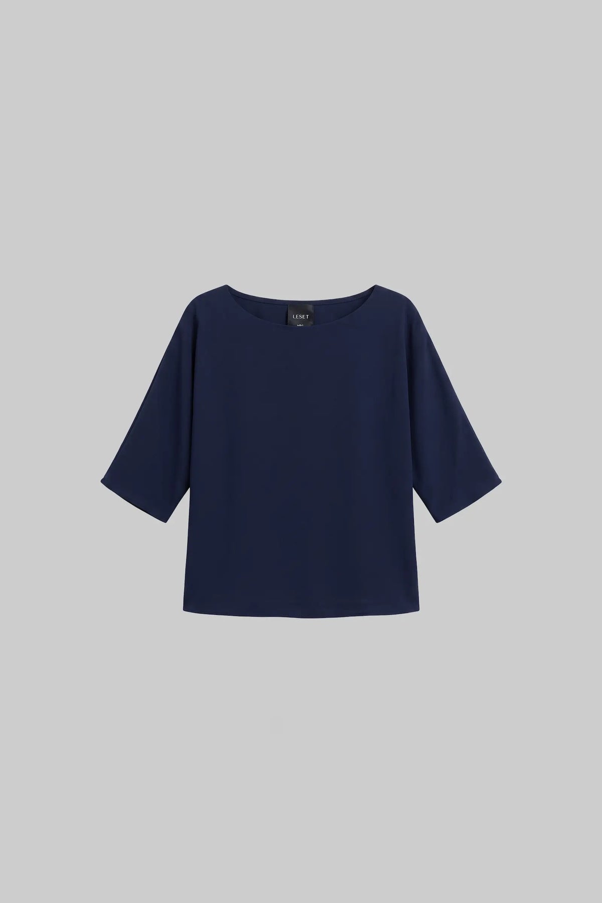 Ari Short Sleeve Dolman Top - Midnight - Image 2