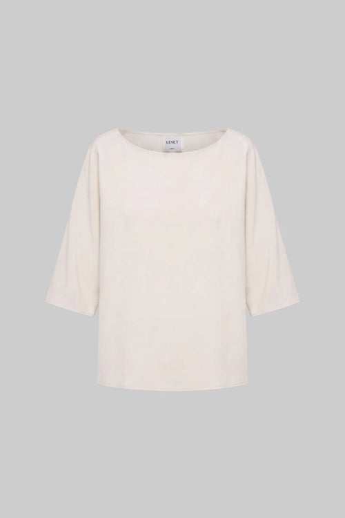 Ari Short Sleeve Dolman Top - Moon - Image 2