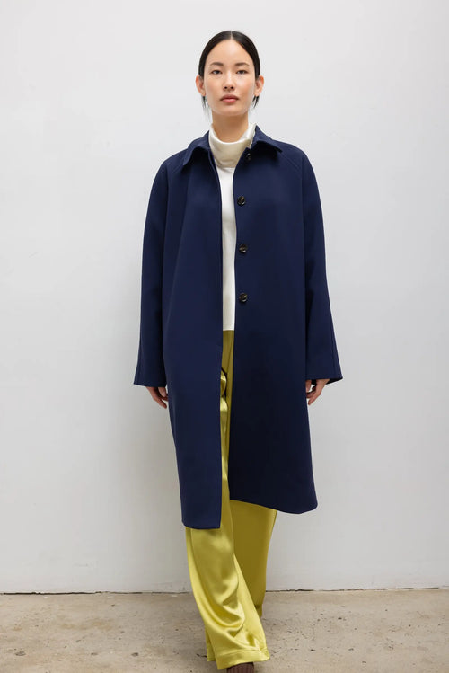 Arielle Bonded Car Coat - Midnight - Image 3