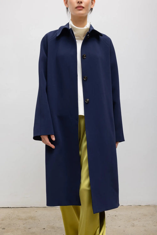 Arielle Bonded Car Coat - Midnight - Image 4