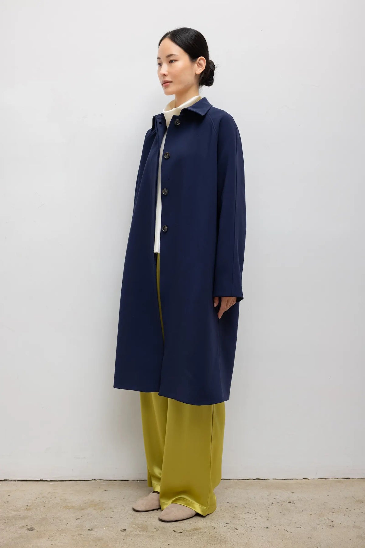 Arielle Bonded Car Coat - Midnight - Image 5