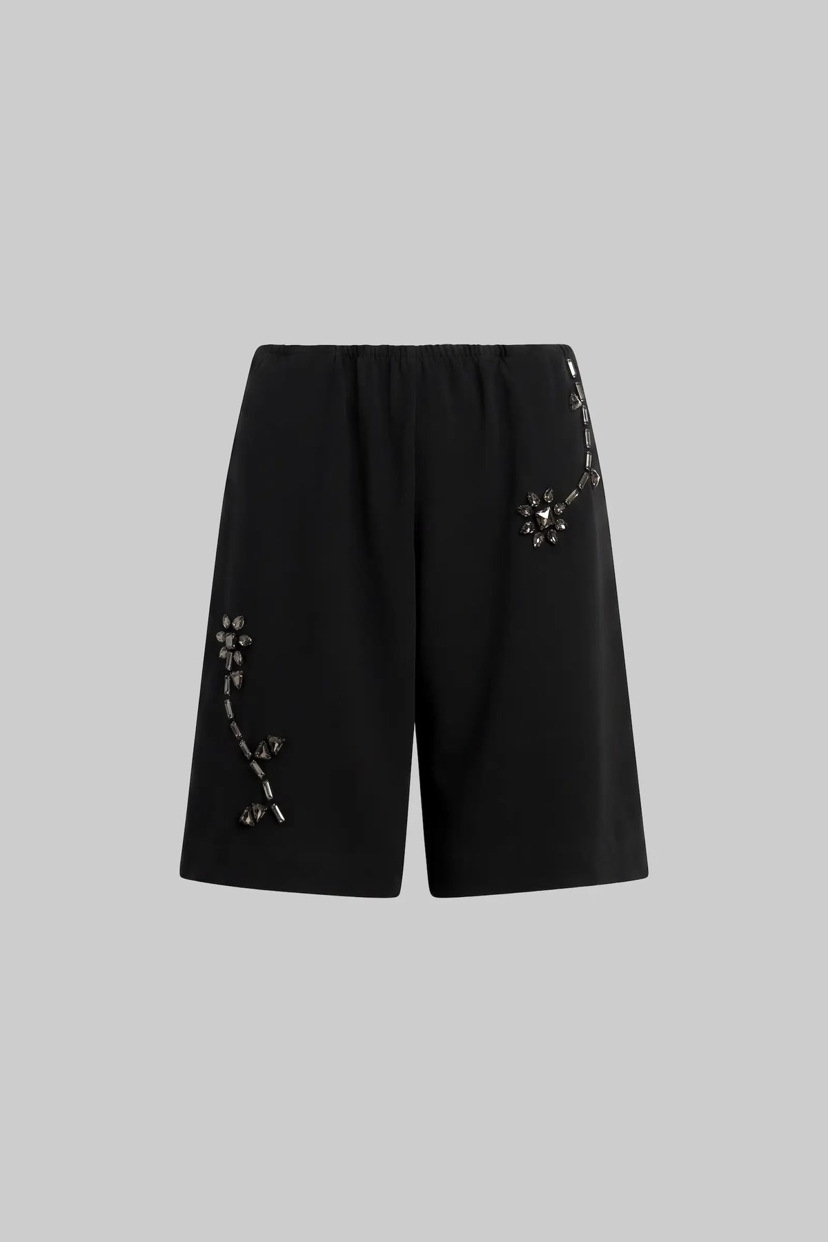 Pre-Order: Arielle Embroidered City Short - Black - Image 2