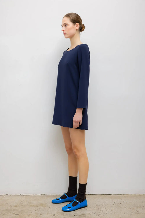 Arielle Long Sleeve Mini Dress - Midnight - Image 4