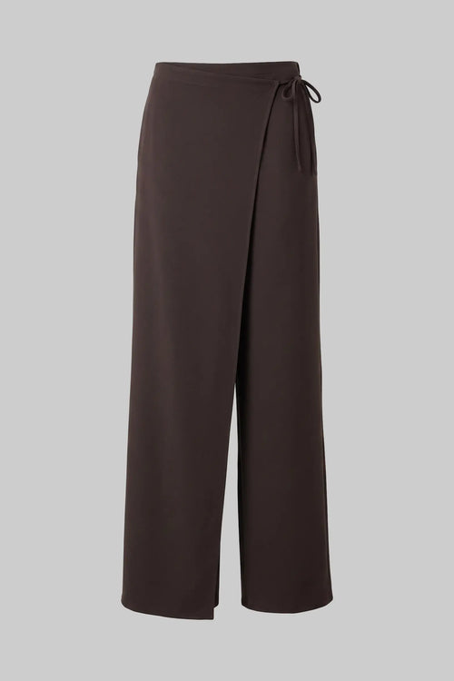 Arielle Tie Pant - Chocolate - Image 2