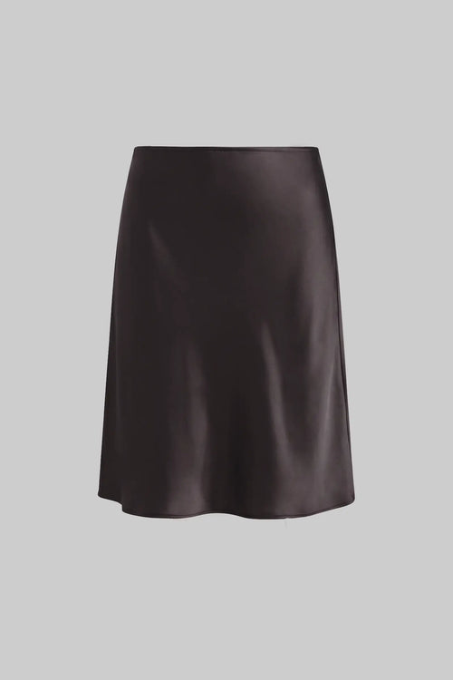 Barb Slip Skirt - Gunmetal - Image 2