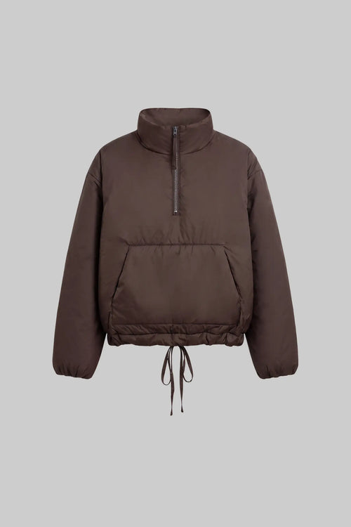 Pre-Order: Bo Puffer Anorak - Chocolate - Image 2