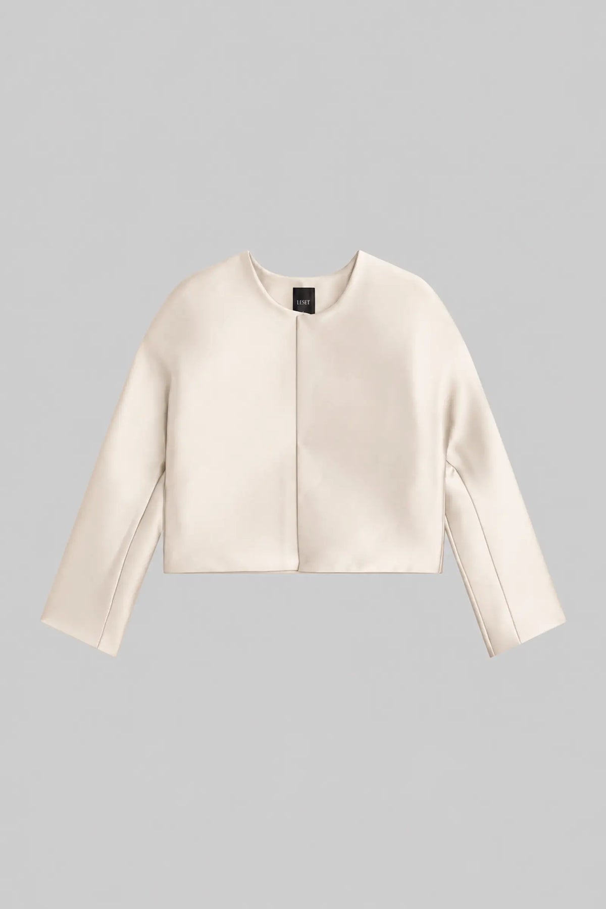 Pre-Order: Bobbi Crop Jacket - Champagne - Image 2