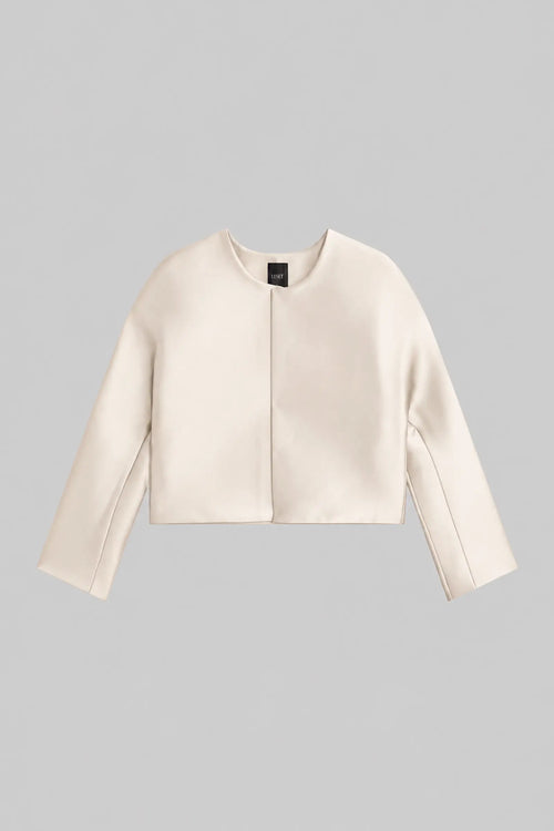 Pre-Order: Bobbi Crop Jacket - Champagne - Image 2