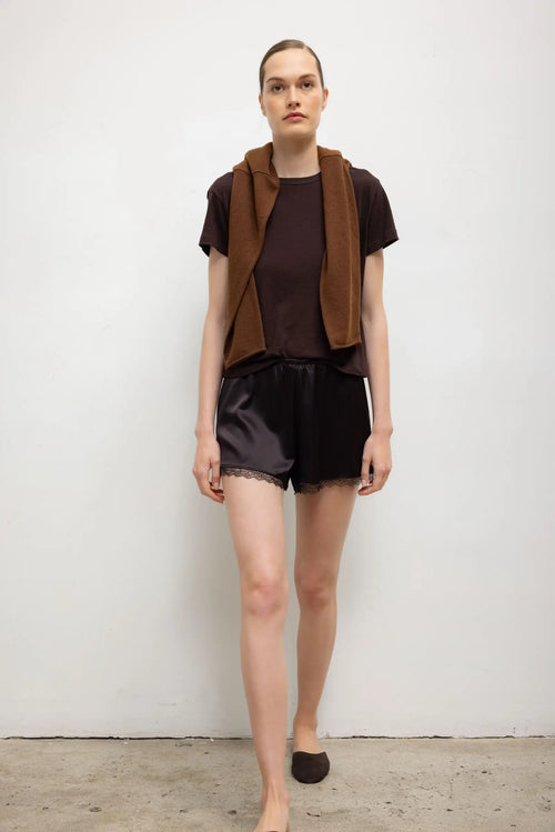 Barb Lace Short - Chocolate - Image 3