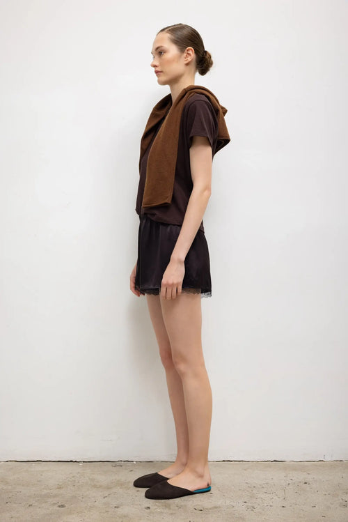 Barb Lace Short - Chocolate - Image 5