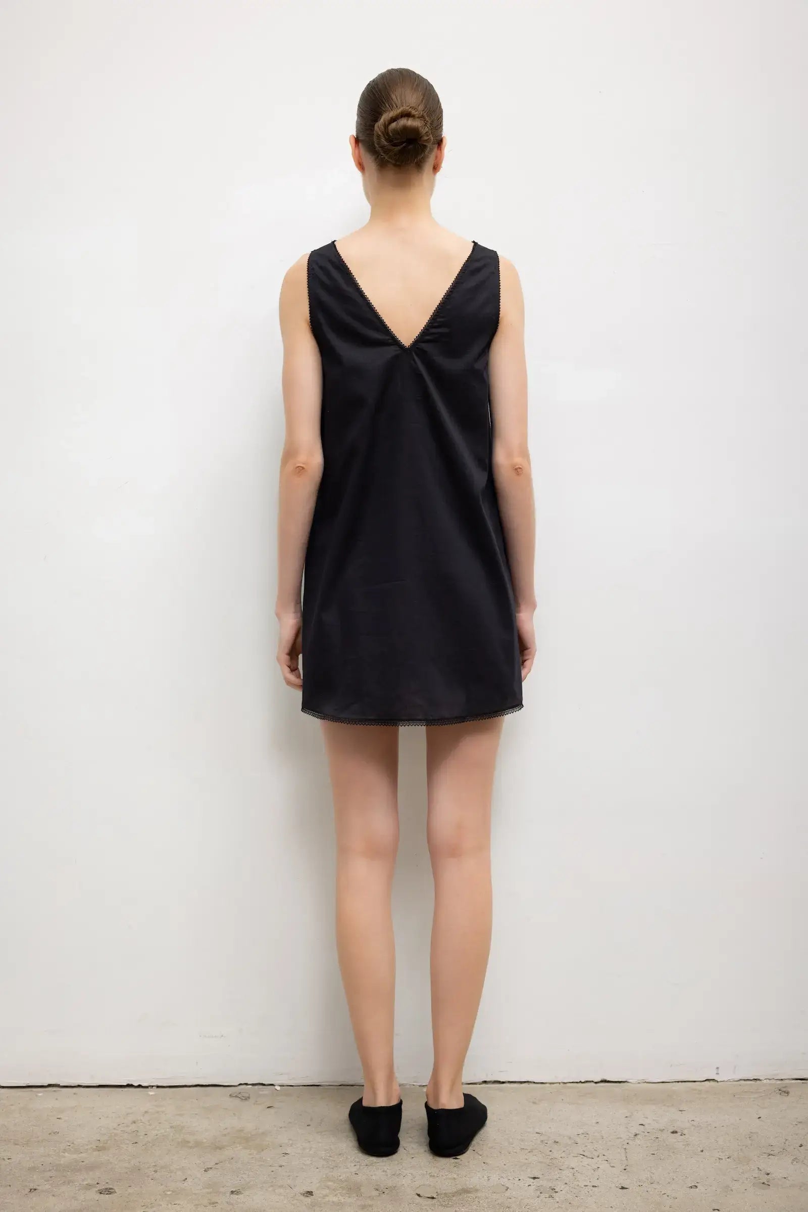 Yoko Lace V Neck Mini Dress