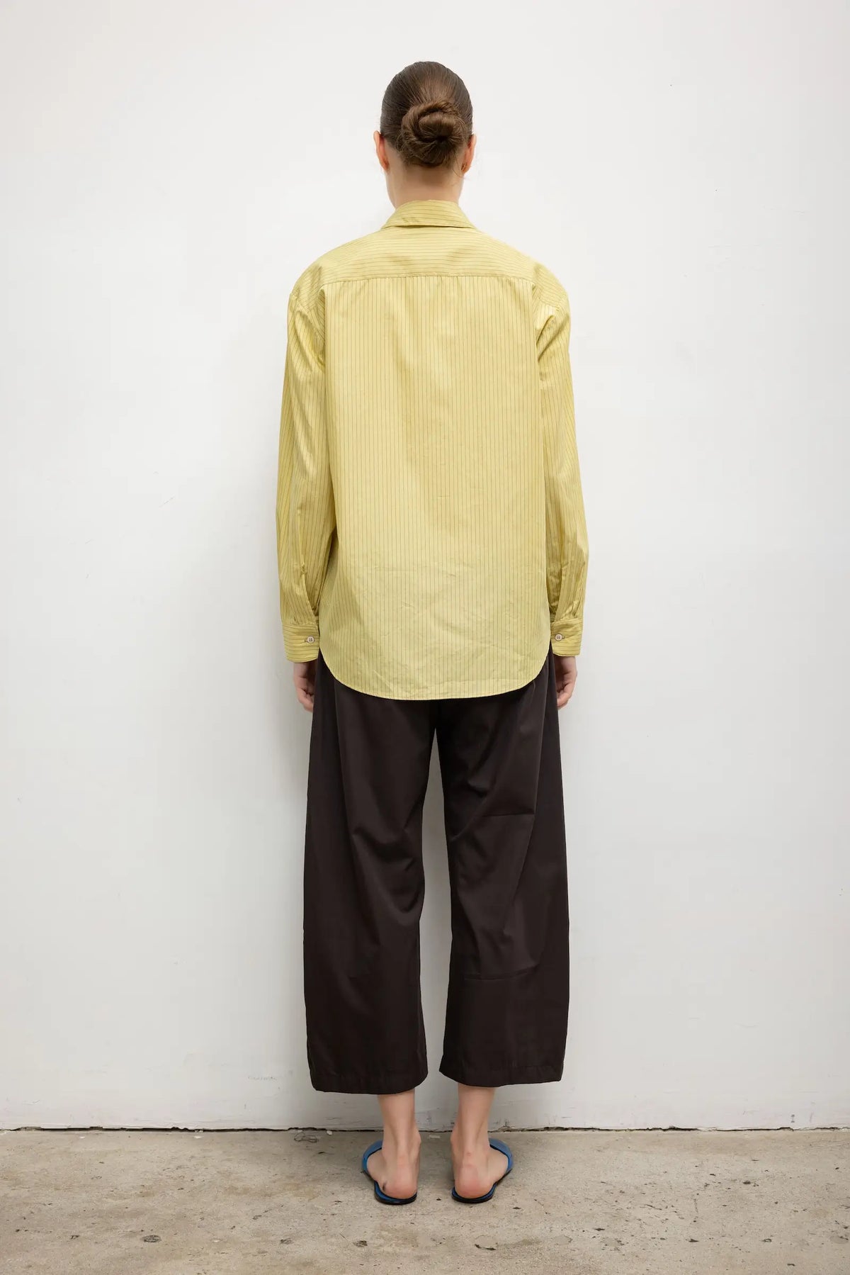 Yoshi Crop Drawstring Pant - Hickory - Image 5