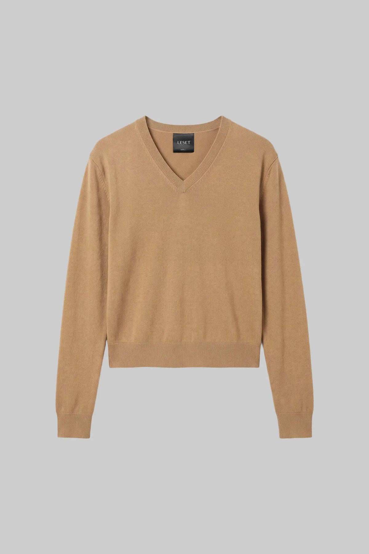 James Classic V Neck - Camel - Image 2