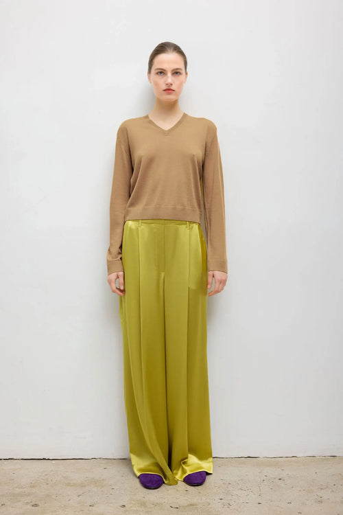 James Classic V Neck - Camel - Image 3
