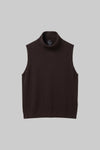 James Sleeveless Turtleneck
