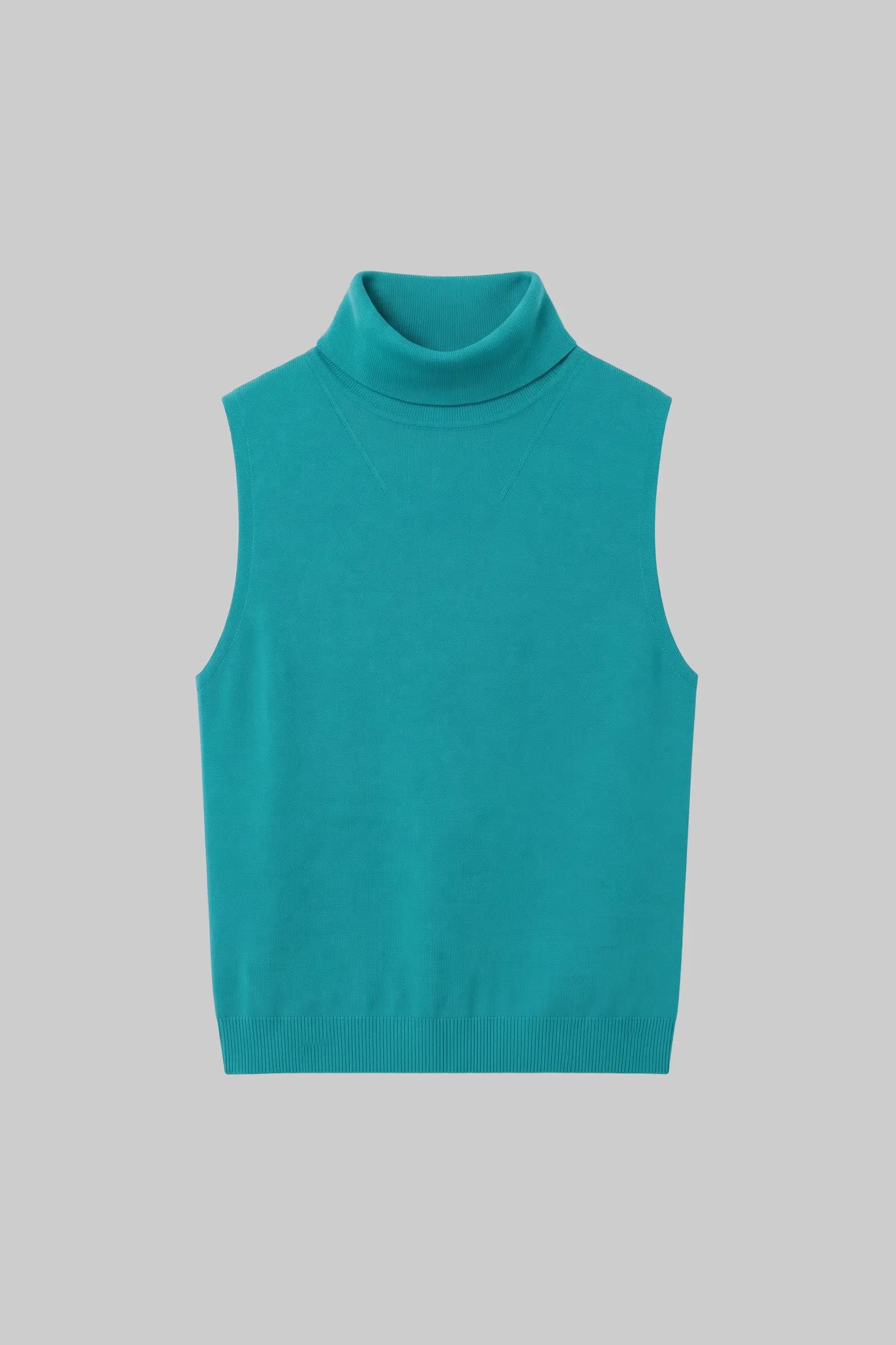 James Sleeveless Turtleneck-2
