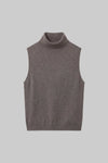 James Sleeveless Turtleneck