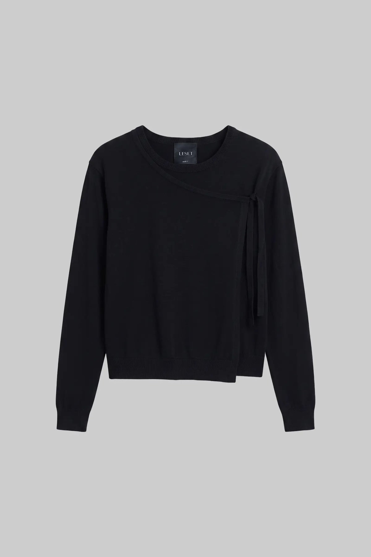 James Tie Crewneck - Black - Image 2