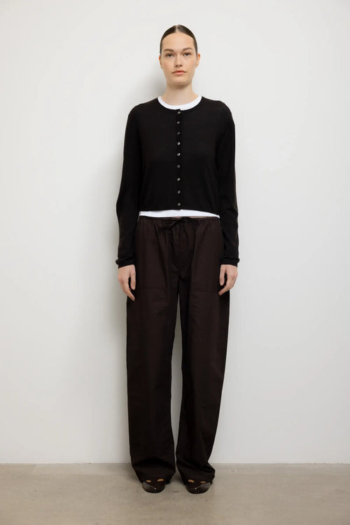 James Crew Cardigan - Chocolate - Image 3