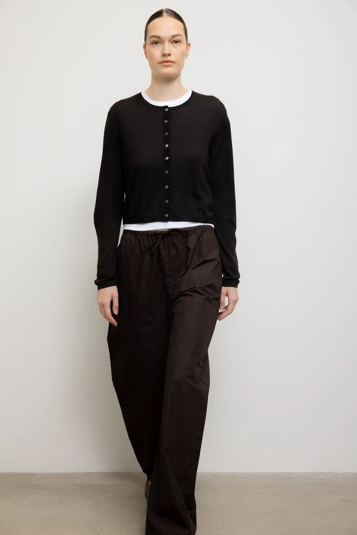 James Crew Cardigan - Chocolate - Image 4
