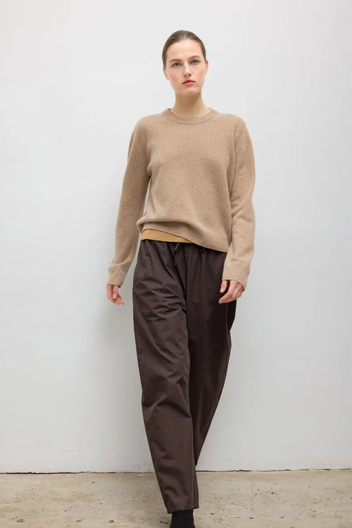 Kyoto Drawstring Pant - Chocolate - Image 3