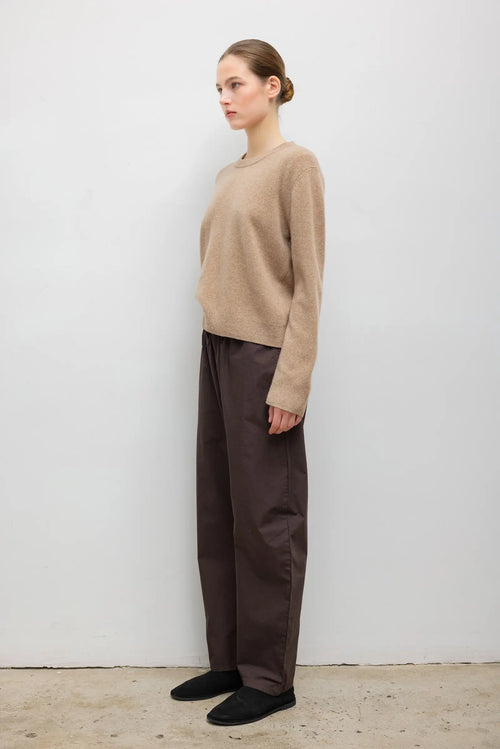 Kyoto Drawstring Pant - Chocolate - Image 5