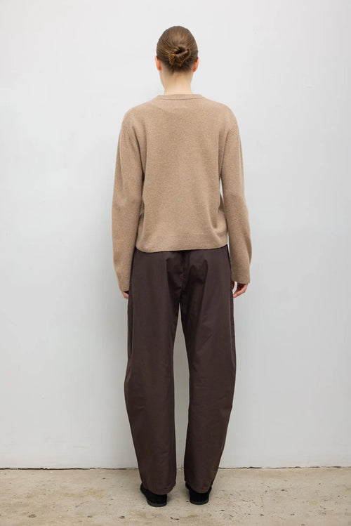 Kyoto Drawstring Pant - Chocolate - Image 6