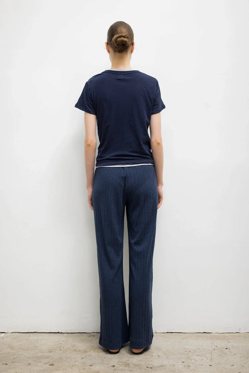 Pointelle Boxer Pant - Midnight Melange - Image 6