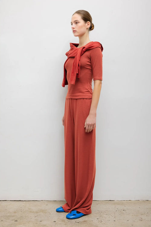 Lauren Pocket Pant - Rust - Image 3