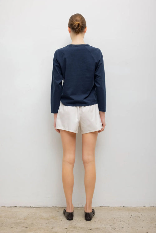 The Margo Long Sleeve Baseball Tee - Midnight - Image 6