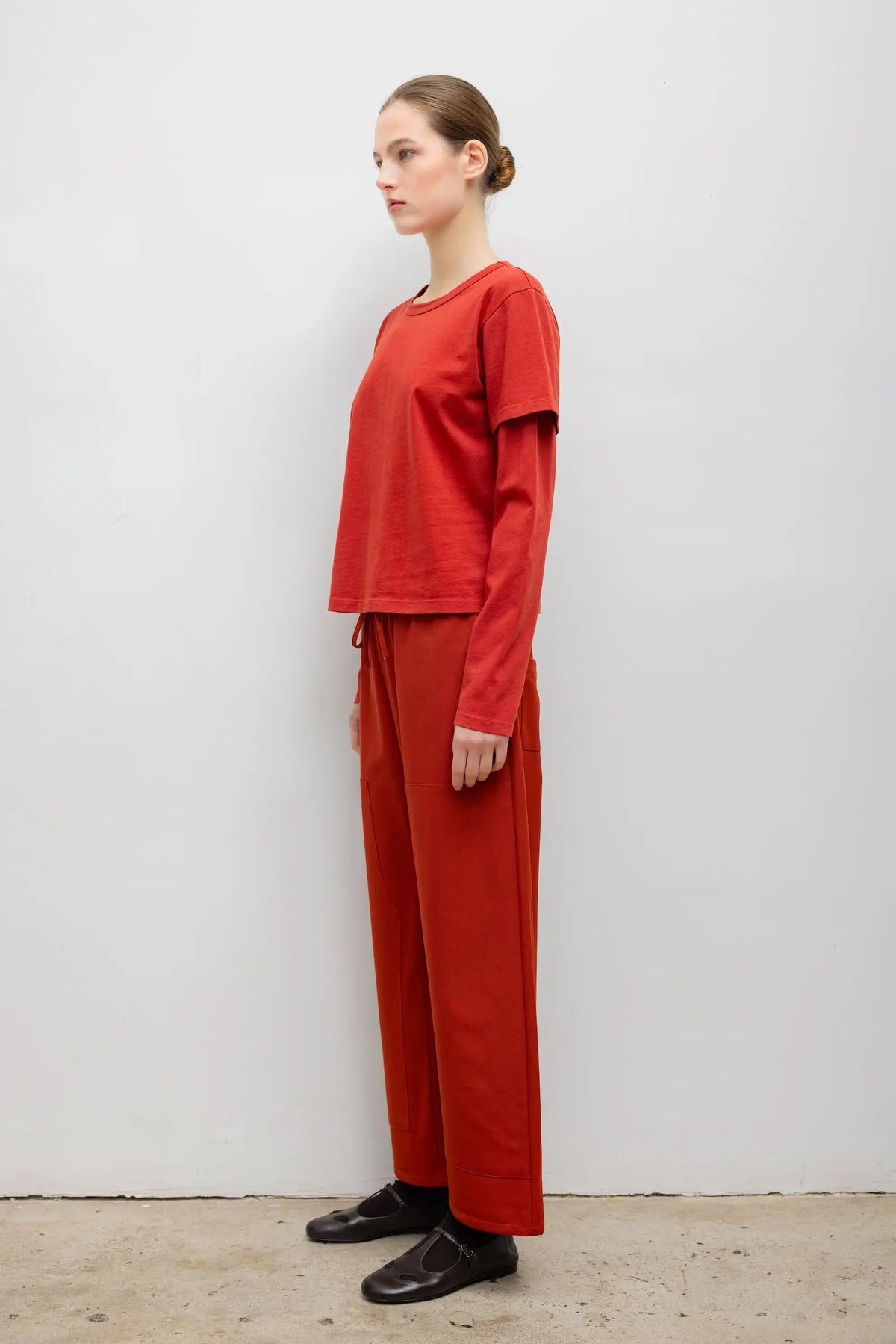 Margo Layered Long Sleeve - Rosso - Image 5