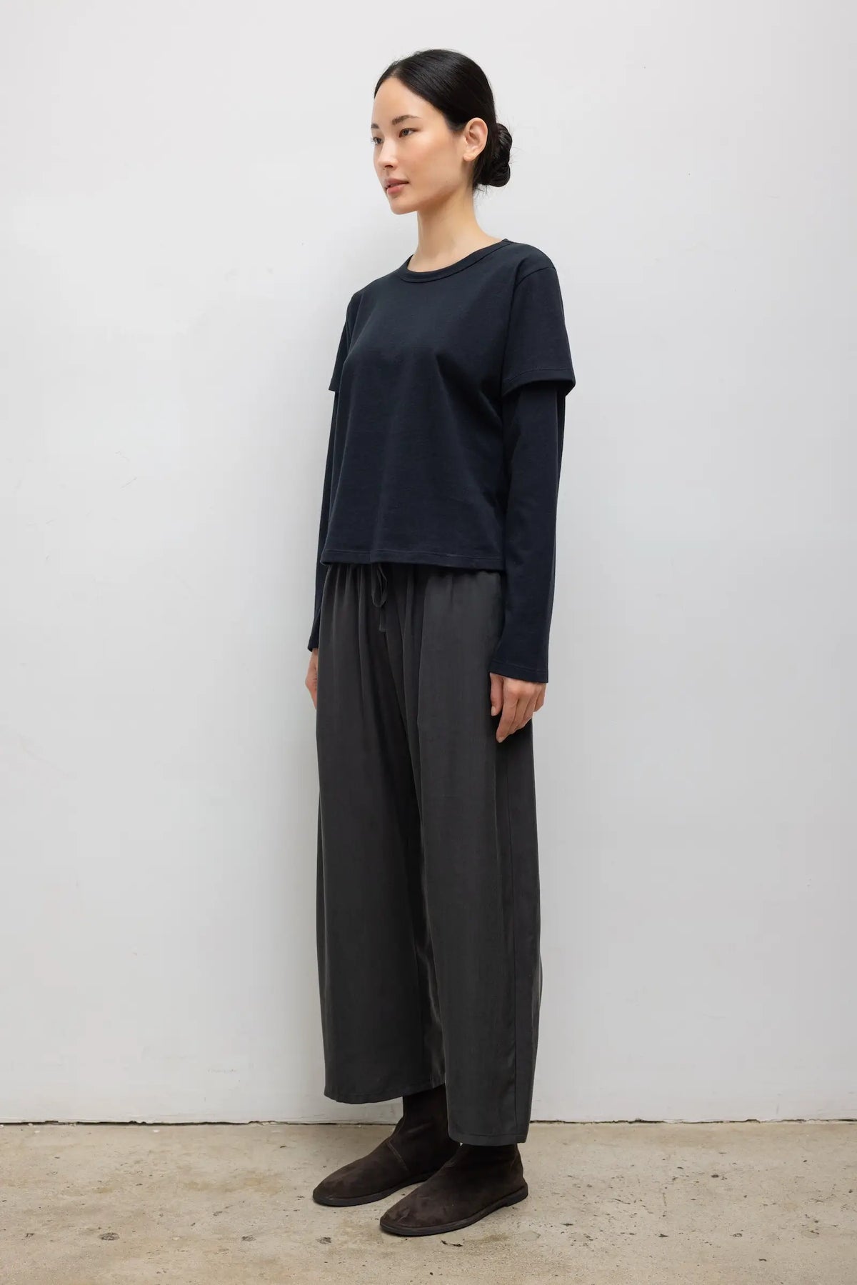 Margo Layered Long Sleeve - Black - Image 6