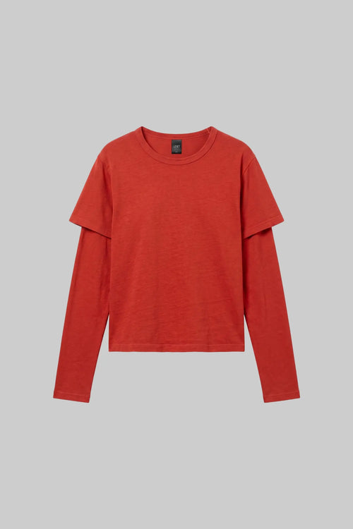 Margo Layered Long Sleeve - Rosso - Image 2