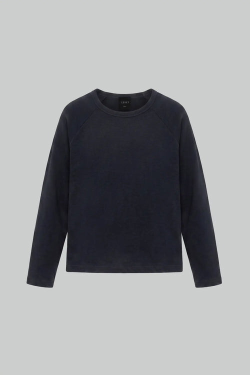 The Margo Long Sleeve Baseball Tee - Black - Image 2