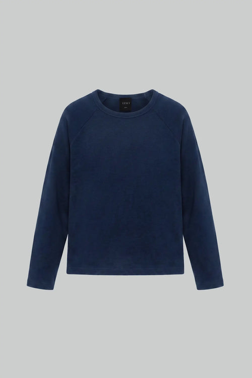 The Margo Long Sleeve Baseball Tee - Midnight - Image 2