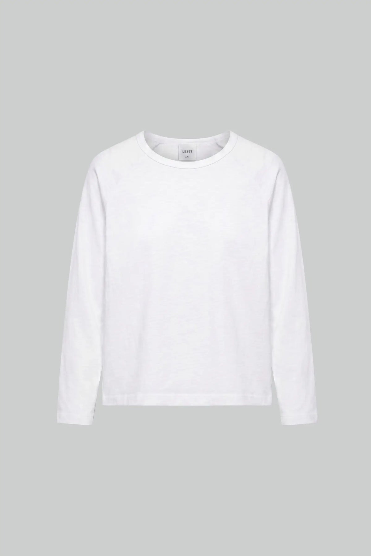 The Margo Long Sleeve Baseball Tee - White - Image 2
