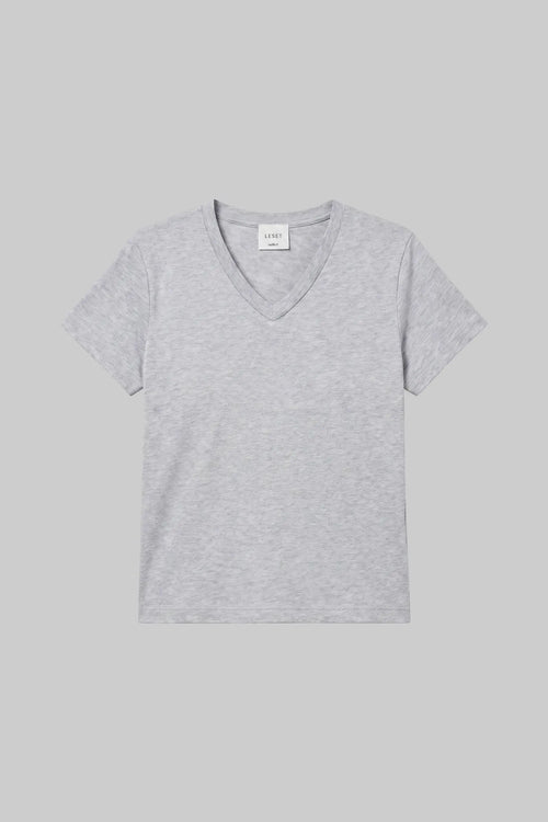 Margo V Neck - Heather Grey - Image 2