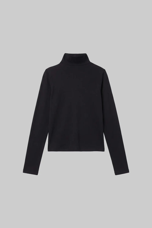 Nando Long Sleeve Mockneck - Black - Image 2